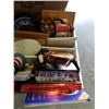 Image 8 : BOX AND TRAY OF COLLECTIBLES, FIGURES, VINTAGE WALLPAPER
