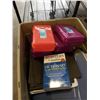 Image 2 : TOTE OF NEW CRAYONS, PAPER, FOLDERS