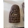 Image 2 : CARVED WOOD MASK AND VINTAGE PLANER