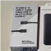 Image 2 : LOT OF AS NEW USB - C CHARGING CABLES, POWER ADAPTER  AND S22+ SMART COVER