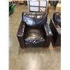 Image 2 : 2 LEATHER LOOK ARMCHAIRS