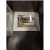 Image 2 : LOT OF PRINTS AND MIRRORS AND ROLL OF CANVAS MATERIAL