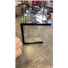 Image 2 : BLACK METAL GLASSTOP DESK
