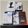 Image 1 : MORPHIE WIRELESS CHARGING STAND, PHONE VENT MOUNT AND APPLE IPHONE CHARGING CORDS