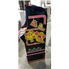 Image 8 : ARCADE 1UP MS PACMAN LEGACE EDITION ARCADE CABINET WITH RISER - TESTED WORKING - RETAIL $649