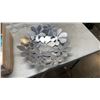 Image 2 : METAL DISH, ART GLASS ANDCRYSTAL VASES, BOWLS