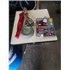 Image 1 : TOOL KIT, MAGNIFYING LAMP AND FOLDING STOOL