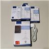 Image 1 : INSIGNIA QI WIRELESS CHARGING PAD WITH LOT OF AS NEW APPLE IPHONE CHARGING CORDS AND ADAPTER