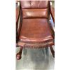Image 2 : HIGHLY CARVED STUDDED ROCKING CHAIR
