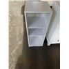 Image 2 : WHITE CABINET AND WHITE SHELF