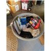 Image 2 : WICKER SHADE, ESTATE GOODS, SMOKE IN A CAN, PAINTED TRAY