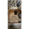 Image 2 : LOT OF METAL WINE RACK, METAL SHELVES, PAPER TOWEL HOLDER AND MORE