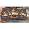Image 2 : MIRRORED WORLD MAP, CERAMIC SHIP ART, METAL SHIP ART AND SHIP PRINT