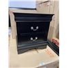 Image 2 : BRAND NEW PAIR OF BLACK AVENZA NIGHTSTANDS