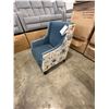 Image 2 : BRAND NEW COMFORTLAN WING BACK ACCENT CHAIR - RETAIL $799 W/ GEL AND FEATHER FILLED CUSHIONS FOR EXC
