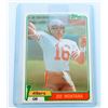 Image 1 : 1981 Joe Montana Rookie