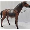 Image 2 : A Full Size Antique Leather Horse Model