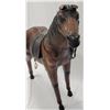 Image 3 : A Full Size Antique Leather Horse Model