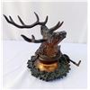 Image 5 : Antique Stag Head Ink Well