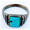Image 1 : Vintage Turquoise Sterling Silver Ring
