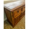 Image 2 : Hand Carved Rustic 4 Drawer Wood Cabinet