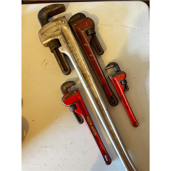 Pipe Wrench Lot