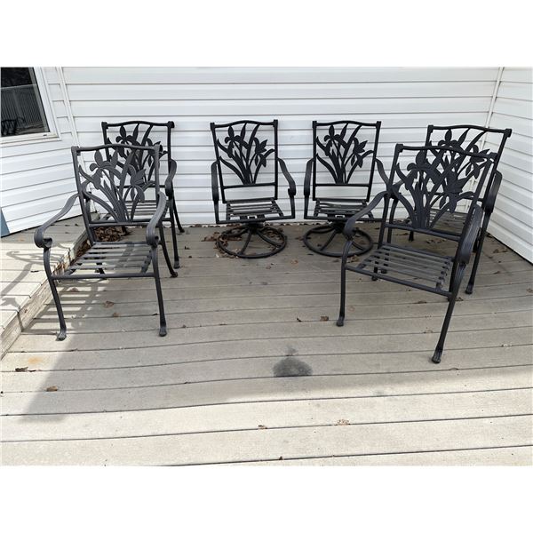 6 Patio Chairs