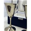 Image 3 : Set 2R Silverplated Wine Goblets - Made in Italy