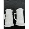 Image 1 : Vintage Federal Milk Glass Beer Steins