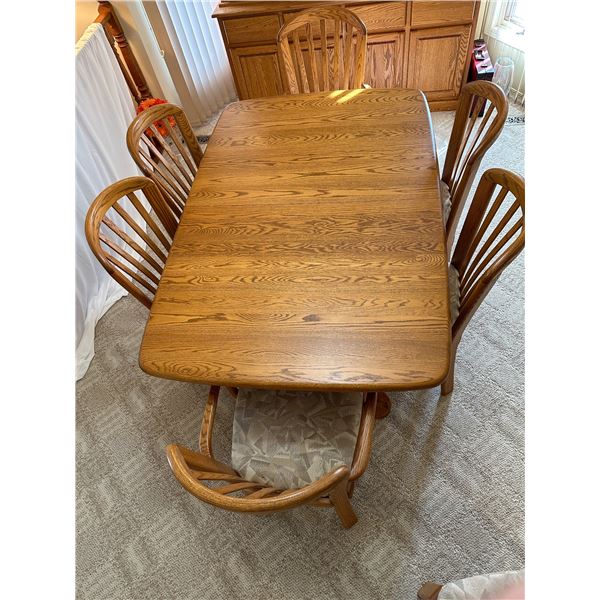 Dining Room Table with 10 Chairs