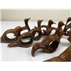 Image 2 : Carved Wooden Bird Napkin Rings