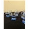 Image 2 : Blue Glass Dessert Bowls