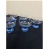 Image 3 : Blue Glass Dessert Bowls