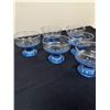 Image 2 : Blue Glass Dessert Bowls