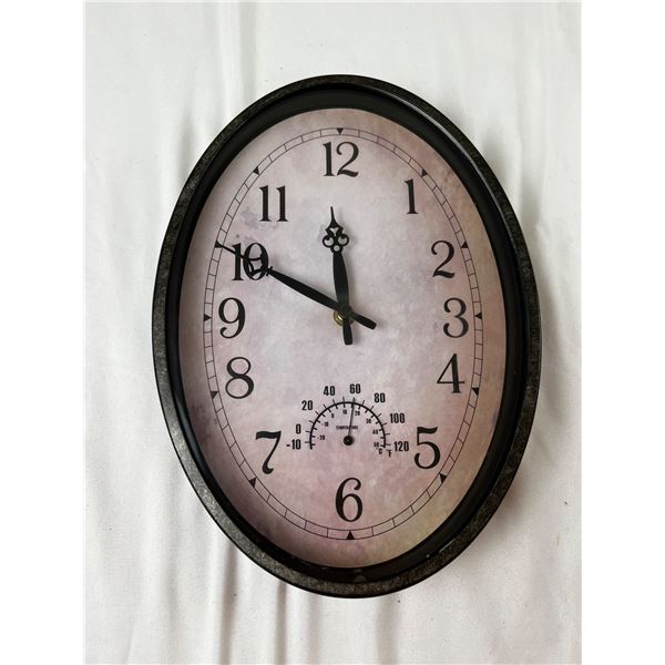 Oval Wall Clock - Sunrise Estate Services Ltd