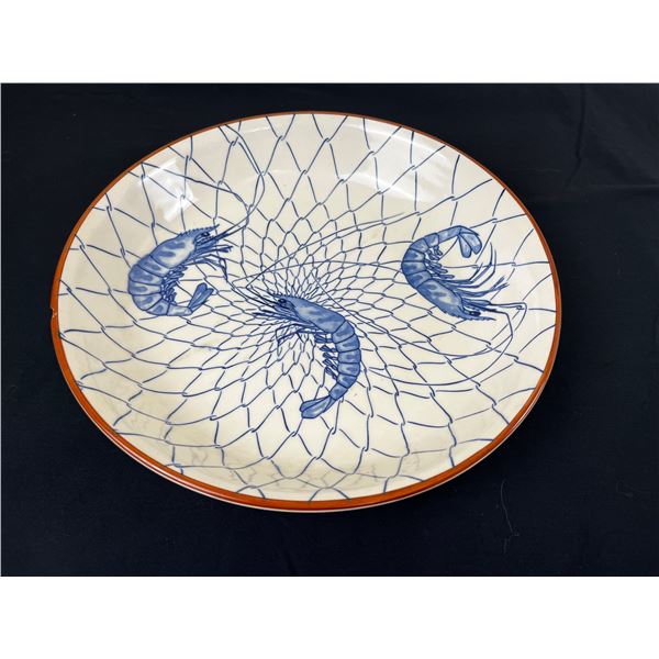 Crustacean Design Serving Bowl