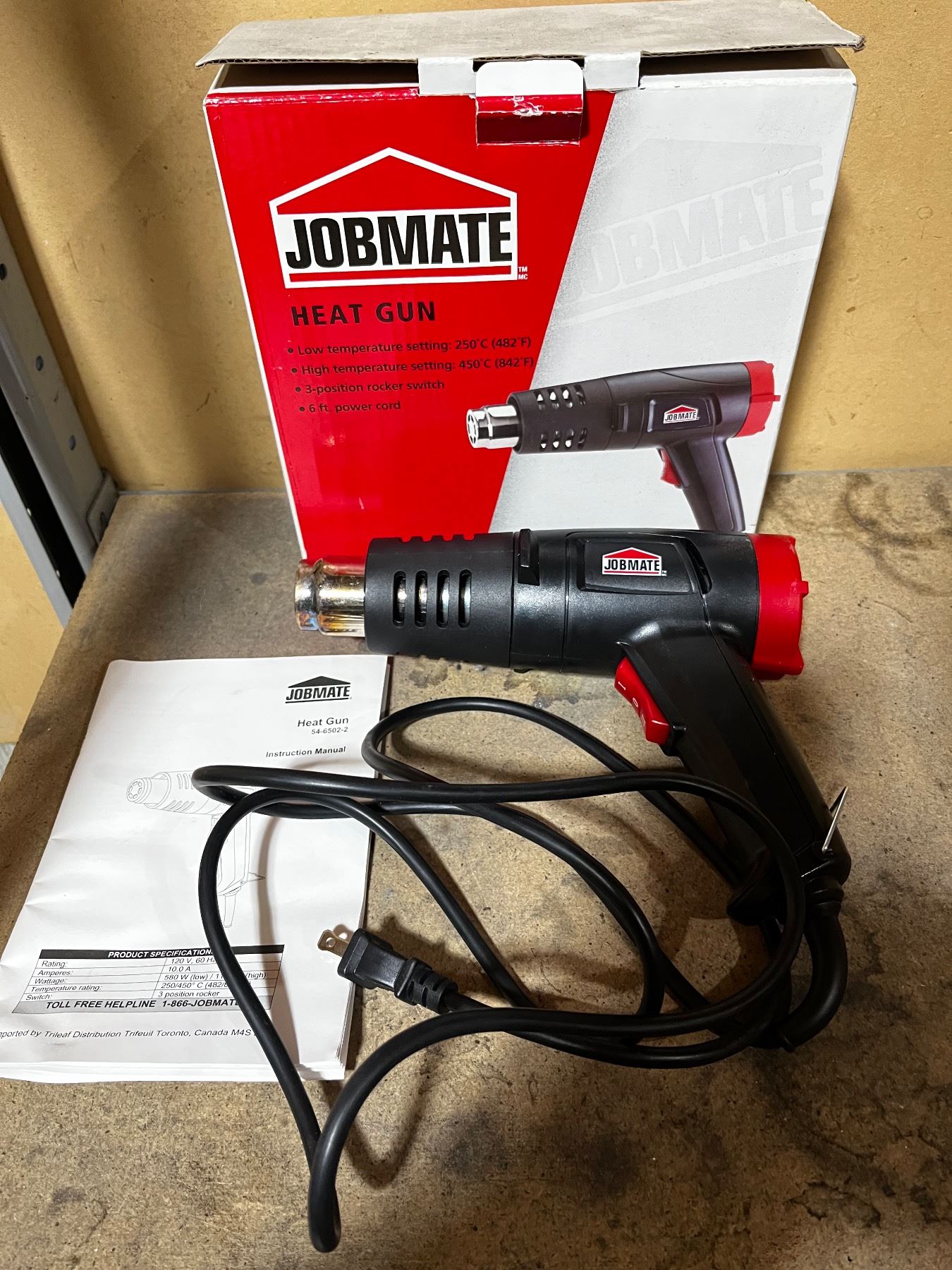Jobmate Heat Gun - Sunrise Estate Services Ltd