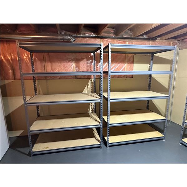 2 - 5 Shelf Metal Shelving