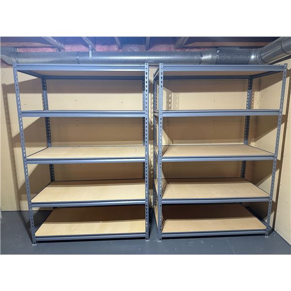 2 - 5 Shelf Metal Shelving