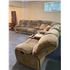 Image 1 : 3 piece sectional recliner couch