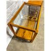 Image 2 : Tea Cart with Glass Display & Side Table