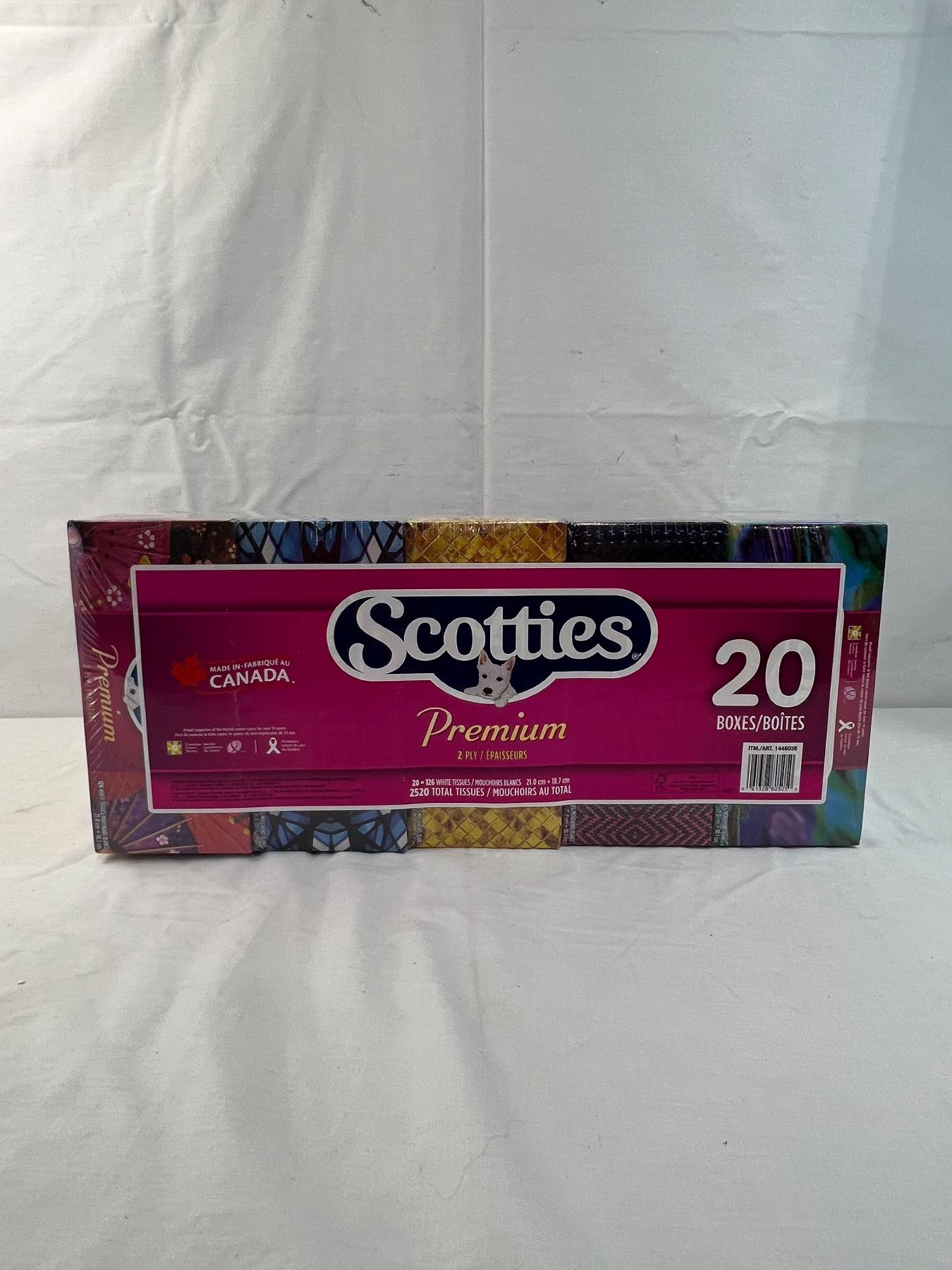Issue Box Unopened 20 pack unopened tissue - Sunrise Estate Services Ltd
