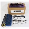 Image 1 : (X3) FOSTER GRANT READY-TO-WEAR READING GLASSES