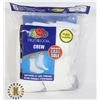 Image 1 : CREW WHITE SOCKS,12-16,PACK OF 6,FRUIT OF THE