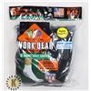 Image 1 : BLACK WORK BOOT SOCKS,6-12,PACK OF 6,FRUIT OF THE