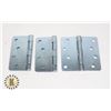 Image 1 : THREE TAYMOR 4" ZINC DOOR HINGES