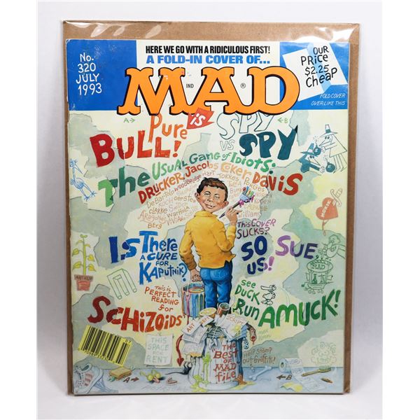 MAD MAGAZINE#320(FEAT. ALFIE COVERING UP GRAFFITI