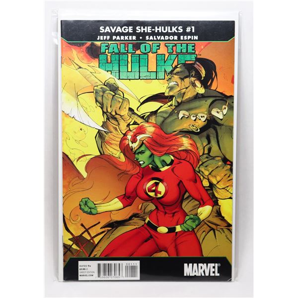 MARVEL FALL OF THE HULKS: SAVAGE SHE-HULKS #1