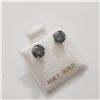 Image 2 : 10K WHITE GOLD MOISSANITE(1.5CT) EARRINGS