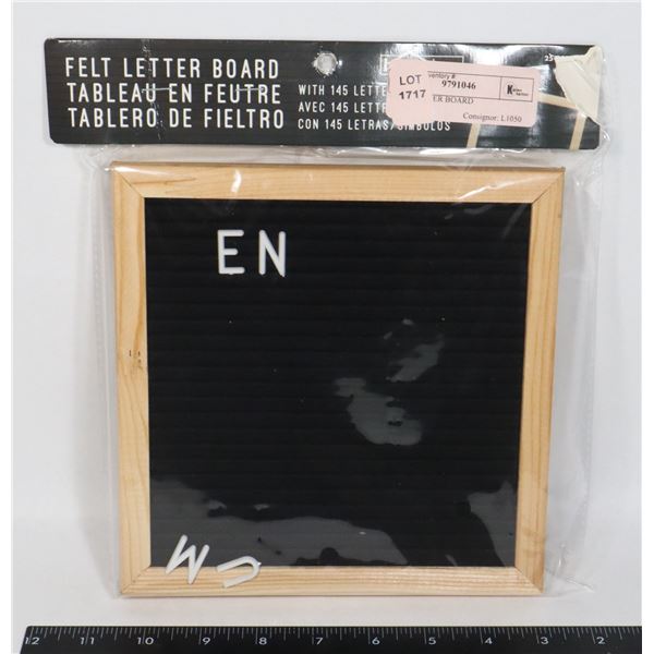 FELT LETTER BOARD